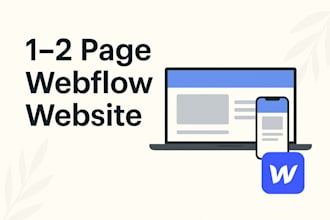 fix the webflow website and make it responsive