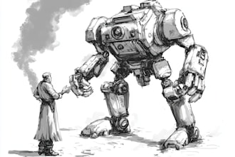 create warhammer illustration of you