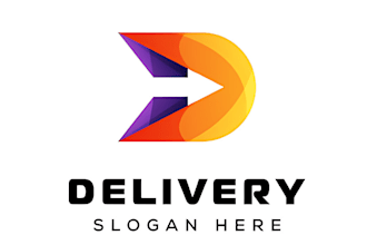 design premium courier service logo design for you