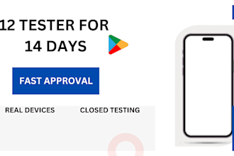 12 testers or 20 testers for google play closed testing for 14 da