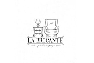 do modern home furnishing or business logo design