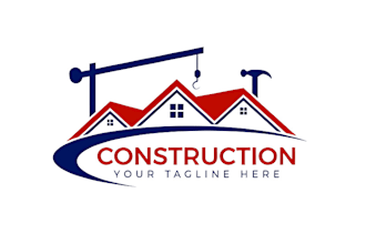 do roofing construction business logo