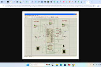 design and simulate electrical or electronic circuits in proteus