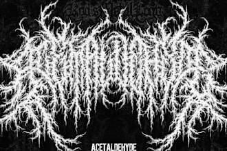 design black metal logo for your band