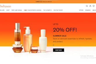 build skincare cosmetic shopify store beauty branding design