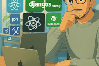 develop a full stack app with django and react