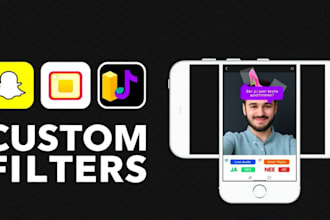 create professional ar filters or ar games for instagram, tiktok, and snapchat