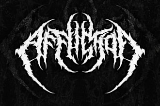 do a hardcore,heavy metal,psychedelic,metal font for your logo band