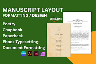 format design poetry book cover prose chap book poem layout kdp ebook publish