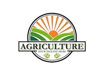 make eco friendly, green, natural, organic, agriculture logo