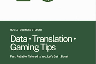 help you with data management, writing, translation, or gaming tips