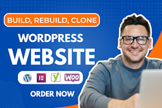 rebuild, redesign, clone, or edit your wordpress website