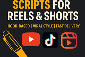 write powerful motivational scripts for youtube shorts and reels