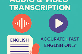 transcribe audio or video to text accurately