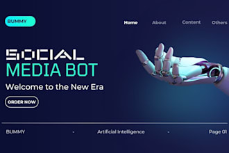 create social media automation bot, chatbot