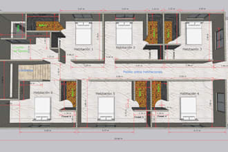 model architectural plans in revit or autocad