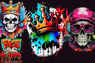 create graffiti art illustration design tshirt tags street art hoodies