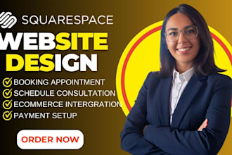 build squarespace website, design or redesign squarespace, website development
