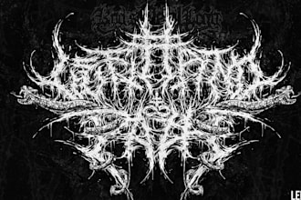 draw any metal band logo