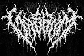 upgrade your metal band logo with unique redesign in any style