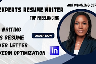 offer resume writing, cover letter development, and linkedin profile optimized