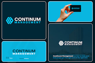 do minimalist company logo for your business, brand