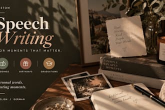 write a powerful custom speech for any occasion
