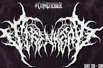 design a professional and detailed death metal logo