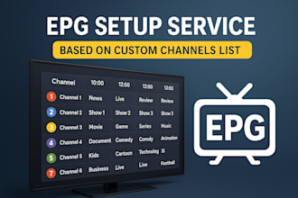 setup epg xmltv data auto grabbing from custom list
