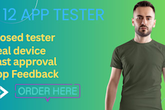 provide 12 testers google play console for closed testing