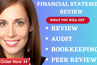 prepare and sign CPA certified financial statement, US CPA audit comfort letter
