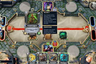 2d card game development playing card game online multiplayer trading card game