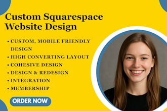 design squarespace booking and membership website upload course content