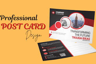 design direct mail eddm postcard, real estate postcard, business flyer