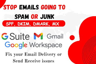fix g suite dns records spf, dkim, mx or email delivery