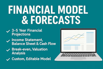 financial model forecasts projections or business plan financial model cashflows