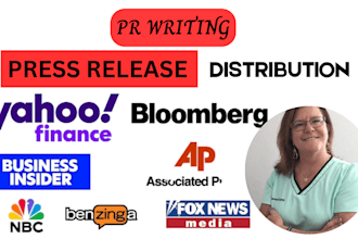 write SEO press release distribution media coverage PR public relation news