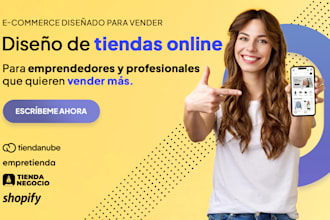 tu tienda online profesional en shopify o tienda nube