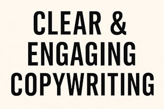 write clear, engaging blog posts and persuasive sales copy