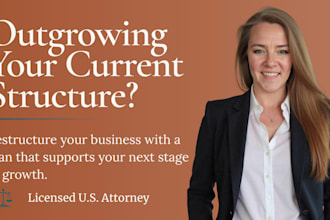 provide business entity planning as your licensed attorney