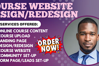 design course website course community setup website redesign course upload