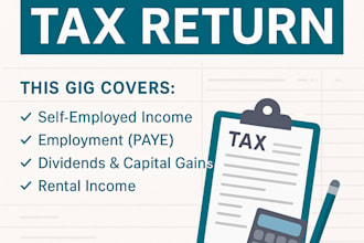 prepare and file your UK hmrc self assessment tax return