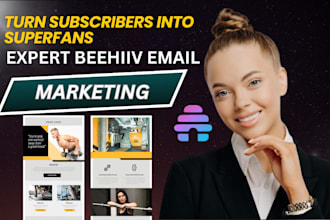design beehiiv ai newsletter, setup beehiiv landing page and beehiiv newsletter
