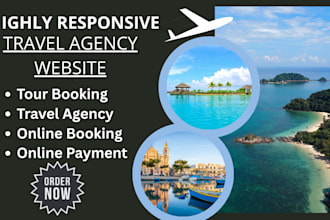 design a responsive travel booking website