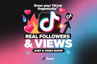 promote, grow your tiktok account  for real engagement, tiktok promotion