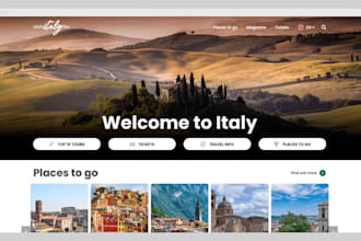 build tour website travel agency website tourism website travel agent website