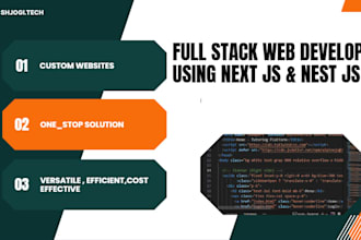 develop website using next js
