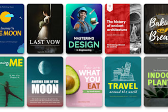 do book cover designs for ebooks, paperbacks and KDP
