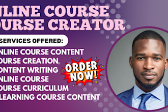 create course content online course content lesson plan online course content