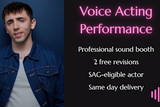 voice your add or commercial with personality